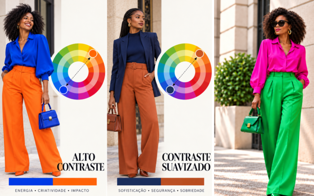 Color Block após os 50: Como Combinar Cores Vibrantes com Elegância e Segurança